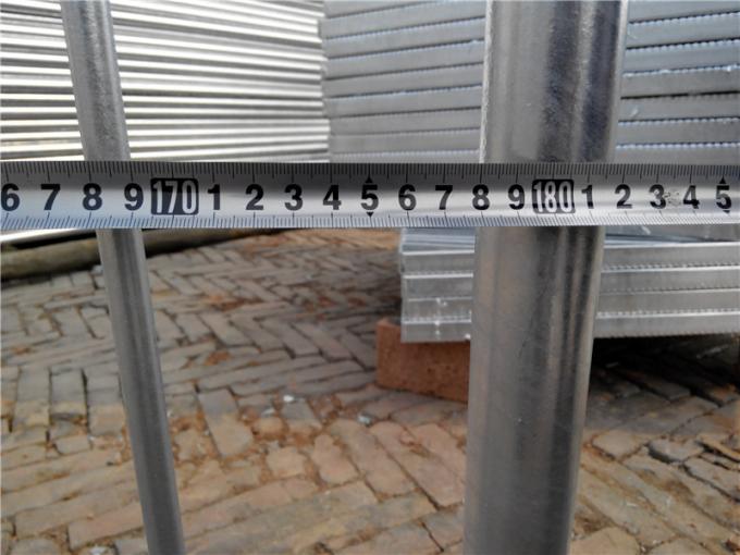 गर्म डुबोया जस्ती धातु भीड़ नियंत्रण बाधाएं सुरक्षा पोर्टेबल 3