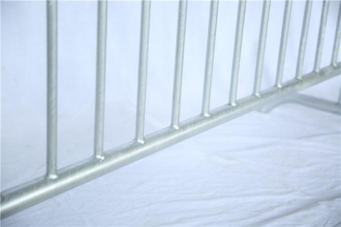 गर्म डुबोया जस्ती धातु भीड़ नियंत्रण बाधाएं सुरक्षा पोर्टेबल 5