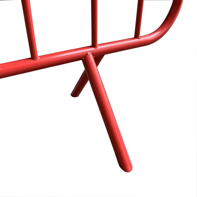 हवाई अड्डा प्रदर्शनी धातु बैरिकेड्स बाड़ 40 इंच ऊंचाई 3