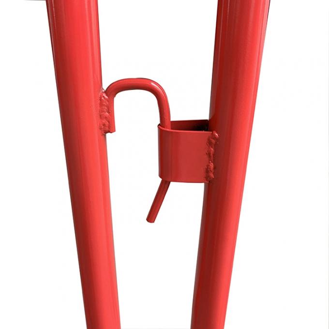 हवाई अड्डा प्रदर्शनी धातु बैरिकेड्स बाड़ 40 इंच ऊंचाई 4