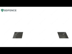 थ्रीडी बाड़ और स्क्वायर पोस्ट