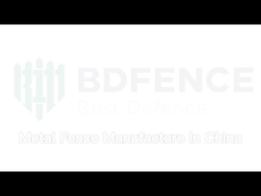 ग्रीन सुरक्षा 3 डी वेल्डेड वायर मेष बाड़ जस्ती और पाउडर पेंटिंग