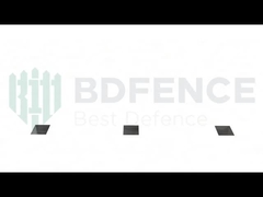 एंटी थेफ्ट एंटी क्लाइंब सिक्योरिटी फेंसिंग 358 पाउडर कोटेड क्लियर व्यू पैनल