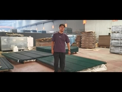 हरा चार-मोड़ एंटी-क्लाइम्ब बाड़ वास्तव में सुंदर है