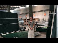 पाउडर कोटिंग H पोस्ट क्लियर व्यू एंटी क्लाइम्ब