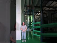 चिकनी ट्यूबलर स्टील बाड़ पोस्ट पाउडर लेपित