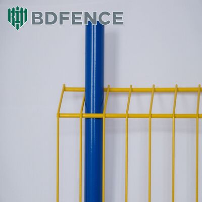 High Security Powder Coated Steel Mesh Barrier for Construction Fall Prevention