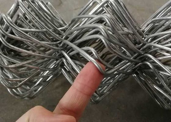 1 इंच जस्ती चेन लिंक बाड़ हुक जाल खेत