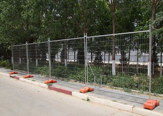 2.1*2.4m चल निर्माण गर्म डुबकी जस्ती साइट ऑस्ट्रेलिया अस्थायी बाड़ पैनल