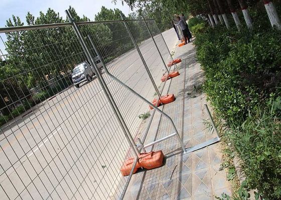 2.1*2.4m चल निर्माण गर्म डुबकी जस्ती साइट ऑस्ट्रेलिया अस्थायी बाड़ पैनल