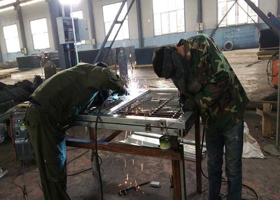 गार्डन सजावट स्लिवर में कम 3 डी स्टील वायर जस्ती लेपित बाड़