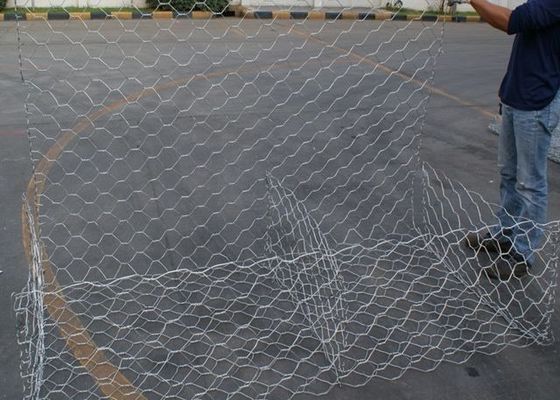 Galv और Galf Hexagonal Hot डूबा हुआ जस्ती बुना गेबियन बॉक्स
