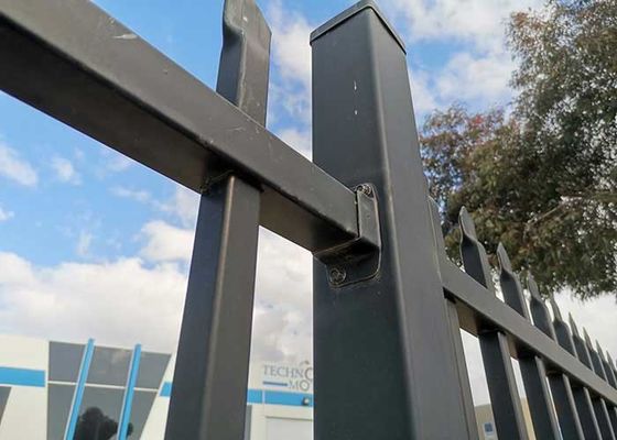 6 फीट ऊंची बुना हुआ स्टील ट्यूबलर बाड़ टिकाऊ पूर्वनिर्मित आईएसओ9001 प्रमाणित