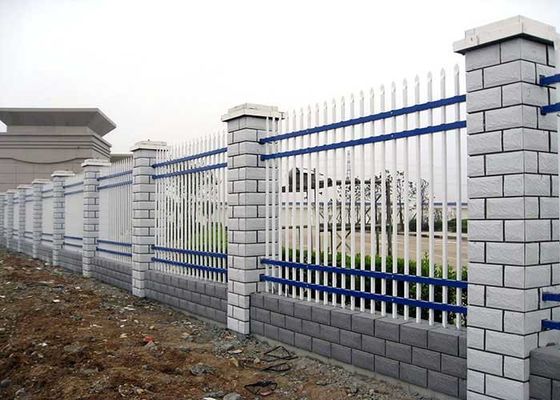 सजावटी यार्ड बाड़ पाउडर लेपित खत्म कोई खुदाई स्थापित करने के लिए आसान कम रखरखाव