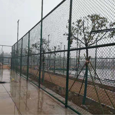 पीवीसी लेपित चेन लिंक बाड़ पैनलों में काले रंग के लिए Trellis दरवाजे